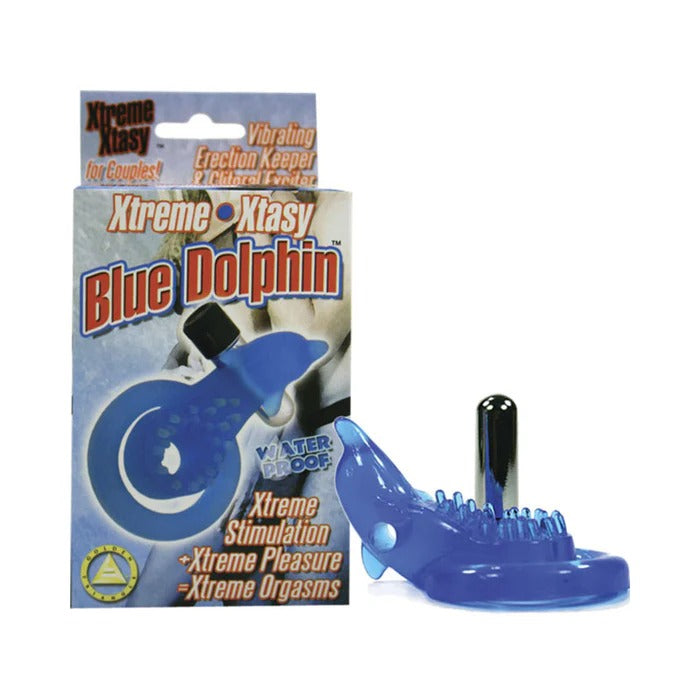 Xtreme Xtasy Dolphin (Blue) Golden Triangle Toys - Cockrings