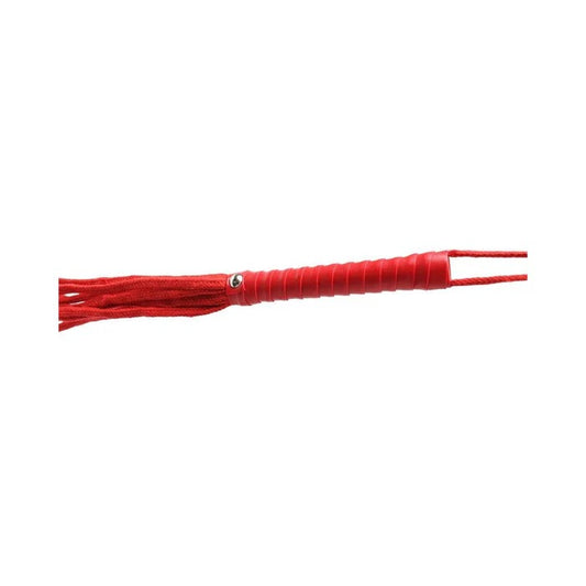 S&M Red Rope Flogger Sportsheets Toys - Fetish