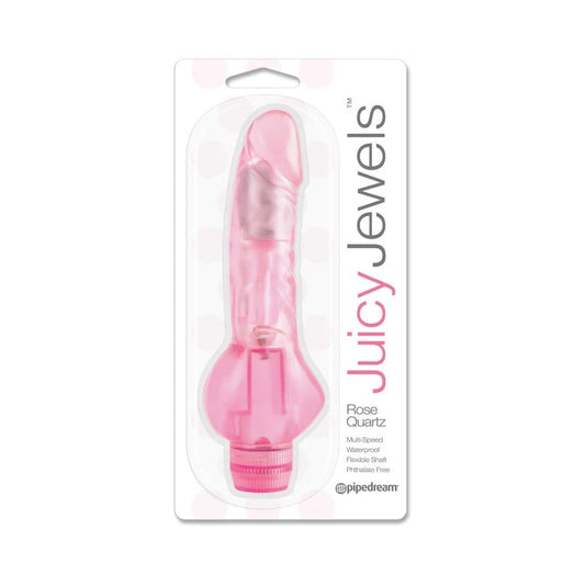 Juicy Jewels Rose Quartz Pink Realistic Vibrator Pipedream Products Toys - Vibrators
