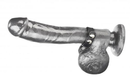 C & B Gear Snap Cock Ring Black 2 Blue Line Men Toys - Cockrings