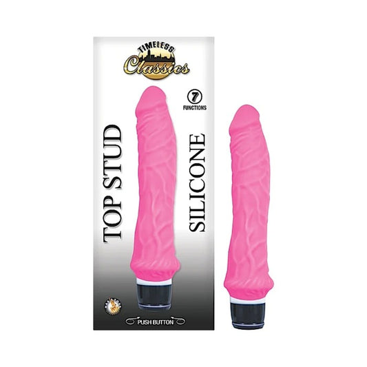 Timeless Classics Top Stud Silicone Vibrator Pink Nasstoys Toys - Vibrators