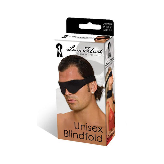 Lux Fetish Unisex Blindfold Black Electric Eel Toys - Fetish