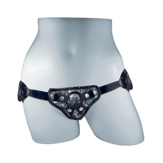 Platinum Lace Corsette Strap On O/S Harness Sportsheets Toys - Fetish