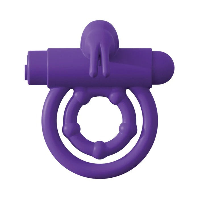 Fantasy C-Ringz Remote Rabbit Ring Purple Pipedream Products Toys - Cockrings