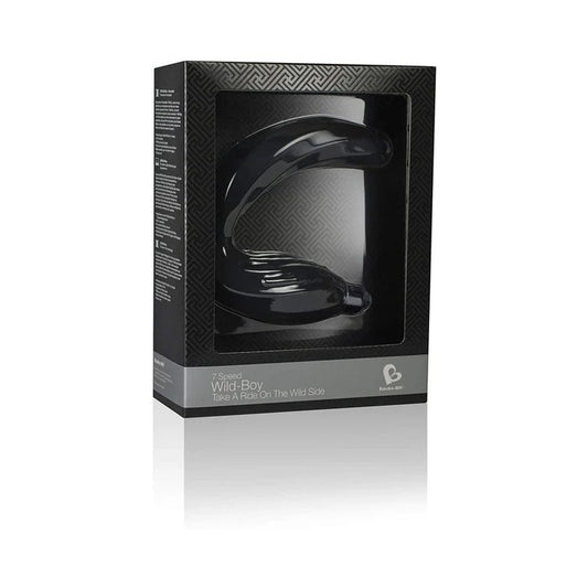 Wild Boy 7 Silicone P Spot Vibe Black Rocks Off Toys - Anal Toys