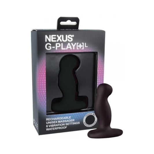Nexus GPLAYLRG Unisex Vibrator - Black Nexus Toys - Anal Toys