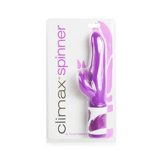 Climax Spinner 6x Purple Rabbit Style Topco Toys - Vibrators