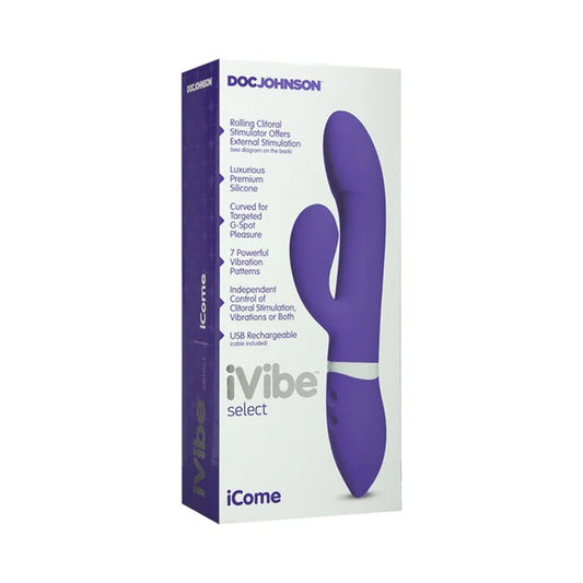 iVibe Select iCome Rabbit Vibrator Doc Johnson Toys - Vibrators
