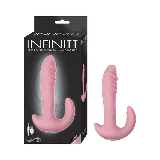 Infinitt Rotating Dual Massager Nasstoys Toys - Vibrators