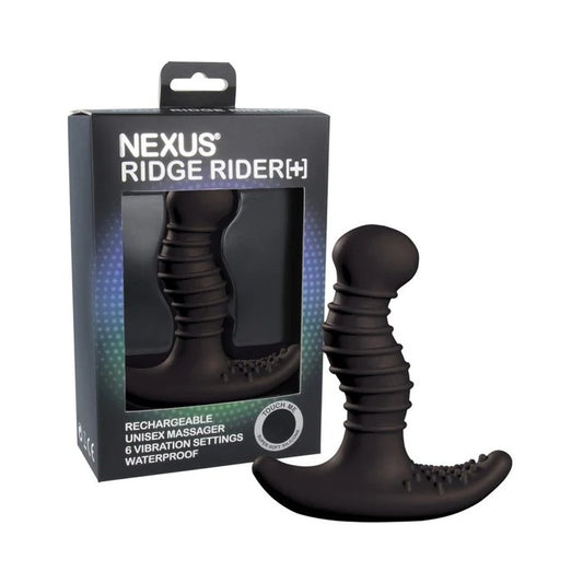 Nexus Ridge Rider+ Unisex Vibrator - Black Nexus Toys - Anal Toys