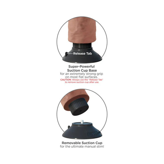 King Cock 8in Vibrating Cock W/balls Pipedream Products Toys - Vibrators