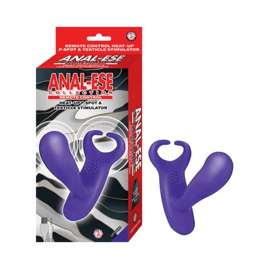 Anal-ese Collection Remote Control Heat-up P-spot & Testicle Stimulator Purple Nasstoys Toys - Anal Toys