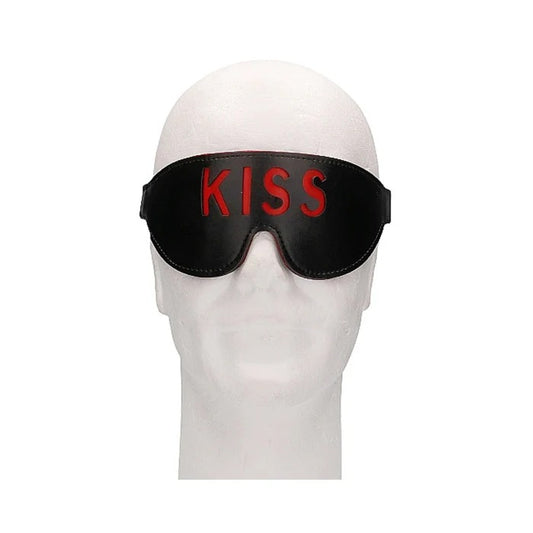 Ouch! Blindfold - Kiss - Black Shots America Toys - Fetish
