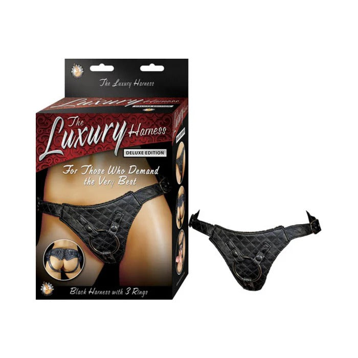 The Luxury Harness Deluxe Edition-Black Nasstoys Toys - Fetish