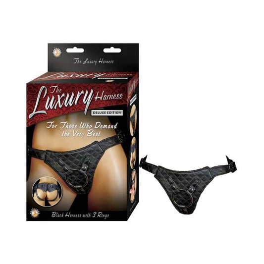 The Luxury Harness Deluxe Edition-Black Nasstoys Toys - Fetish