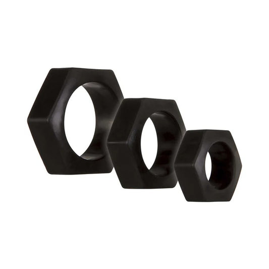 ZT Lug Nuts Black Zero Tolerance Toys - Cockrings