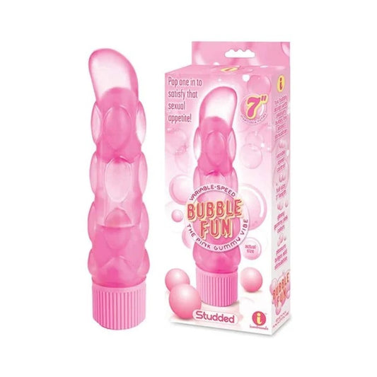 The 9" Bubble Fun Studded 7" Icon Brands Toys - Vibrators