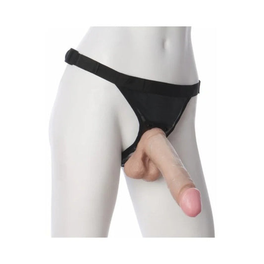 Vac-U-Lock Set 8" Realistic Cock with Ultra Harness Doc Johnson Toys - Fetish