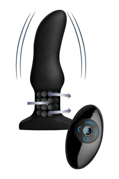 Rimmers Model M Curved Rimming Plug With Remote Rimmers Toys - Anal Toys