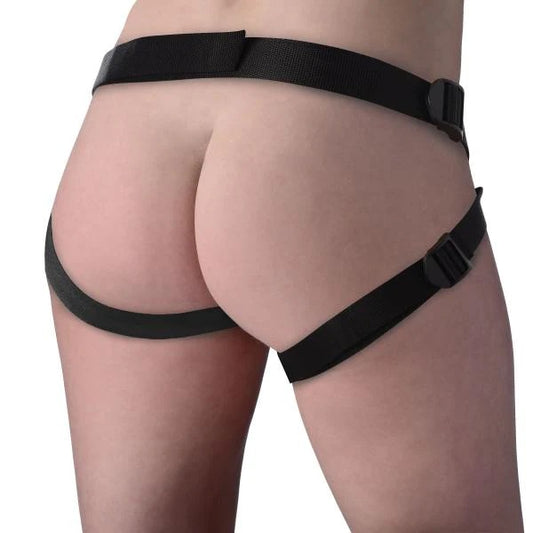 Brazen 8 Inch Silicone Dildo With Harness Strap U Toys - Fetish