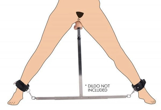 Squat Anal Impaler With Spreader Bar And Cuffs Master Series Toys - Fetish