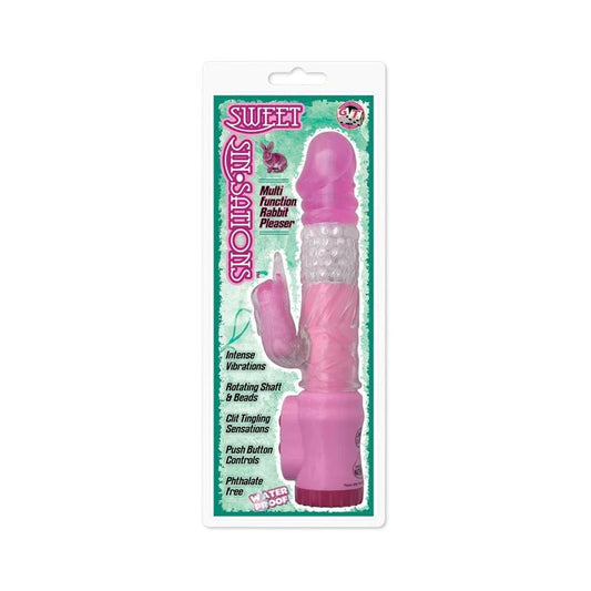 Sweet Sin-sations Rabbit Vibe (pink) Golden Triangle Toys - Vibrators