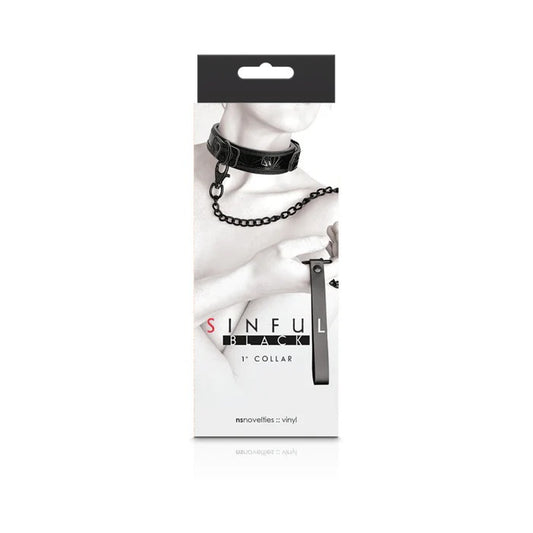 Sinful 1 inch Collar New Sensations - NS Novelties Toys - Fetish