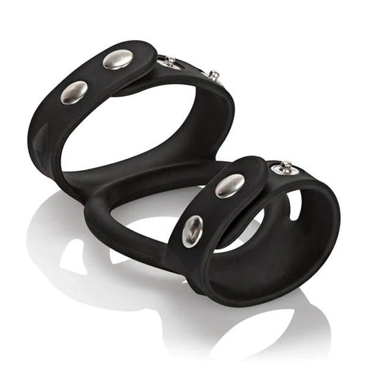 Silicone Tri-Snap C & B Cage CalExotics - California Exotic Novelties Toys - Cockrings