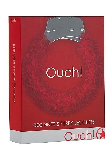 Ouch Beginners Legcuffs Furry Ankle Cuffs Shots America Toys - Fetish