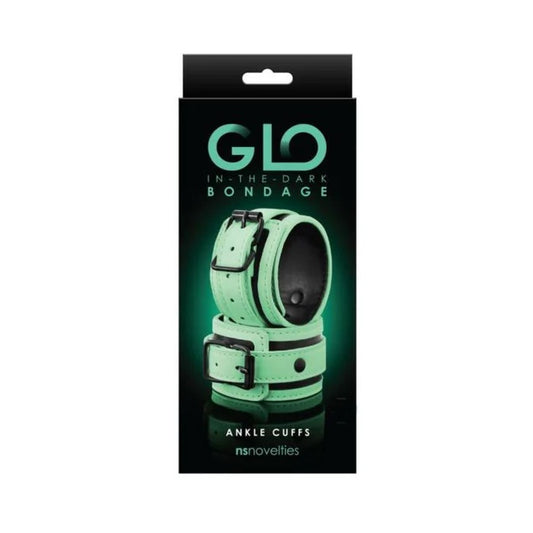 GLO Bondage Ankle Cuff Green New Sensations - NS Novelties Toys - Fetish