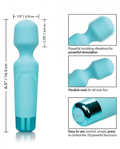 Eden Wand Teal Blue Body Massager Eden Toys - Vibrators