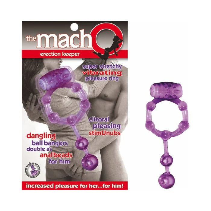 Macho Erection Keeper C Ring - Purple Nasstoys Toys - Cockrings