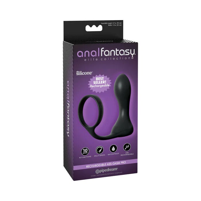 Anal Fantasy Elite Rechargeable Ass-gasm Pro Fantasy Lingerie Toys - Anal Toys