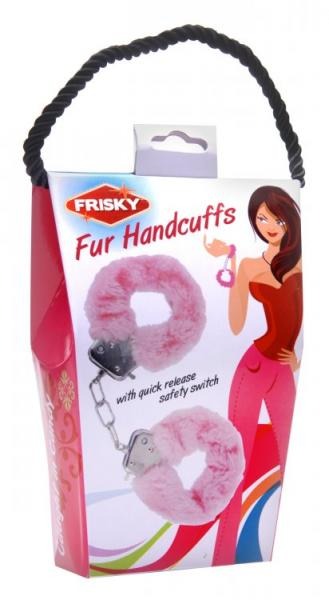 Caught In Candy Fur Handcuffs Frisky Toys - Fetish