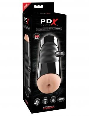 PDX Elite Mega Grip Anal Stroker Beige Pipedream Products Toys - Masturbators
