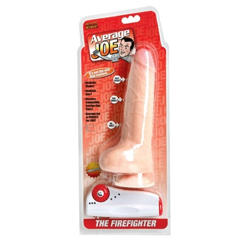 Average Joe The Fire Fighter Kevin Vibrating Dildo Wildfire Toys - Vibrators