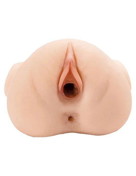 PDX Plus Double Pounder Vibrating Squeeze Stroker-Light Pipedream Products Toys - Masturbators