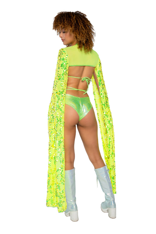 Sequin Drop Sleeve Shrug J-Valentine, Inc Women - Swim - Cover-Ups