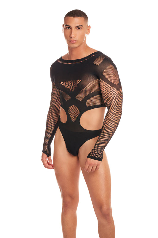 Out of Orbit Bodysuit - Large/xl - Black Default Title Pink Lipstick Men