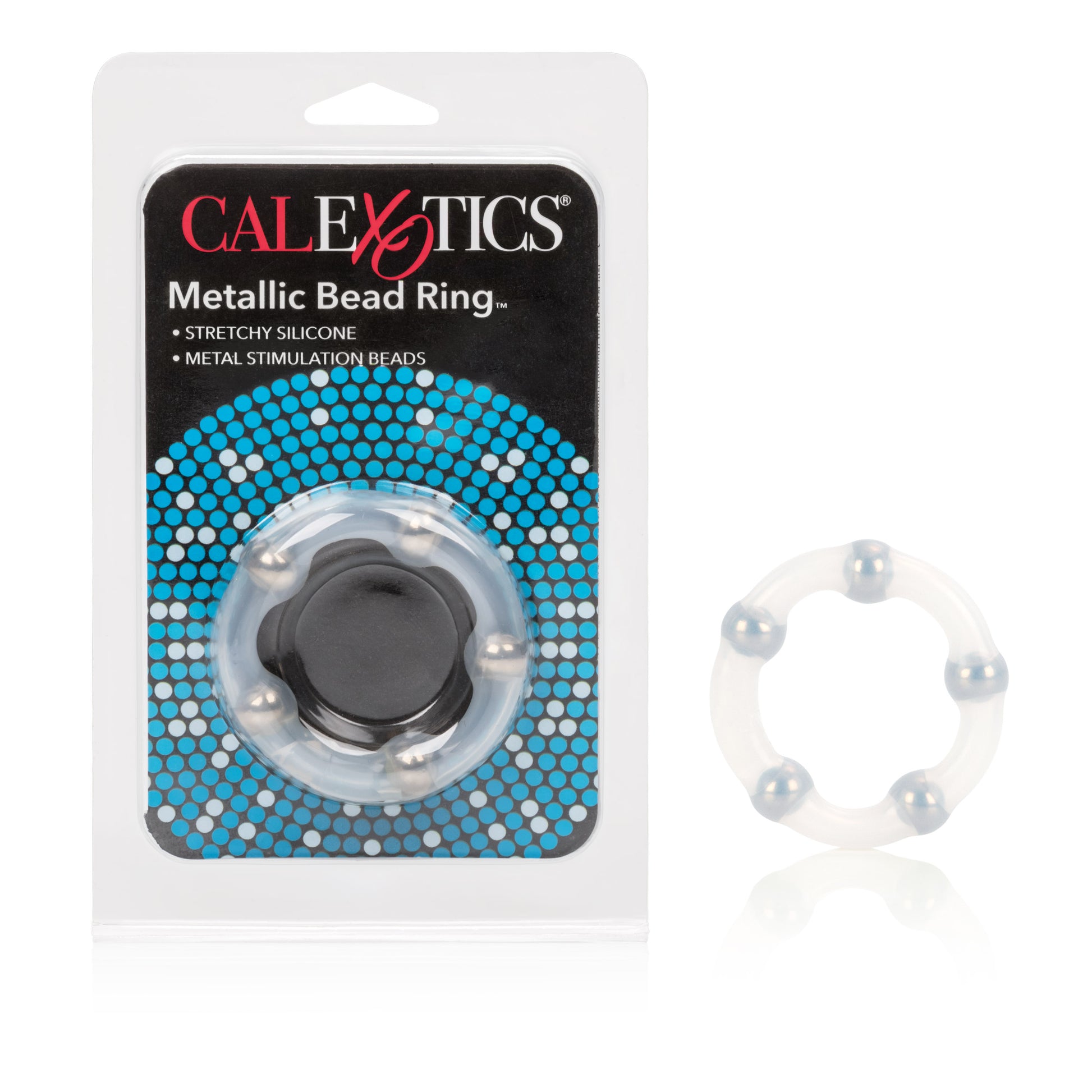 Metallic Bead Ring Default Title CalExotics - California Exotic Novelties Toys - Cockrings