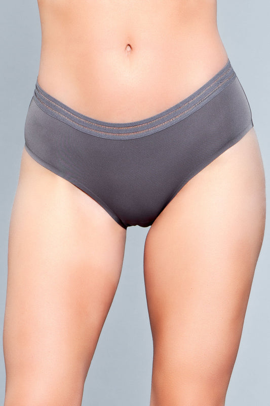 Elevate your everyday comfort with these seamless microfiber panties, designed to provide an invisible look under your clothing. Featuring a delicately trimmed waist detail, they offer a touch of elegance while ensuring a snug and flattering fit. Mid-rise Striped waist trim Moderate coverage