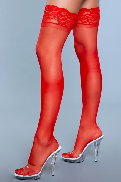 1919 Lace Over It Thigh Highs Be Wicked Women - Lingerie - Hosiery