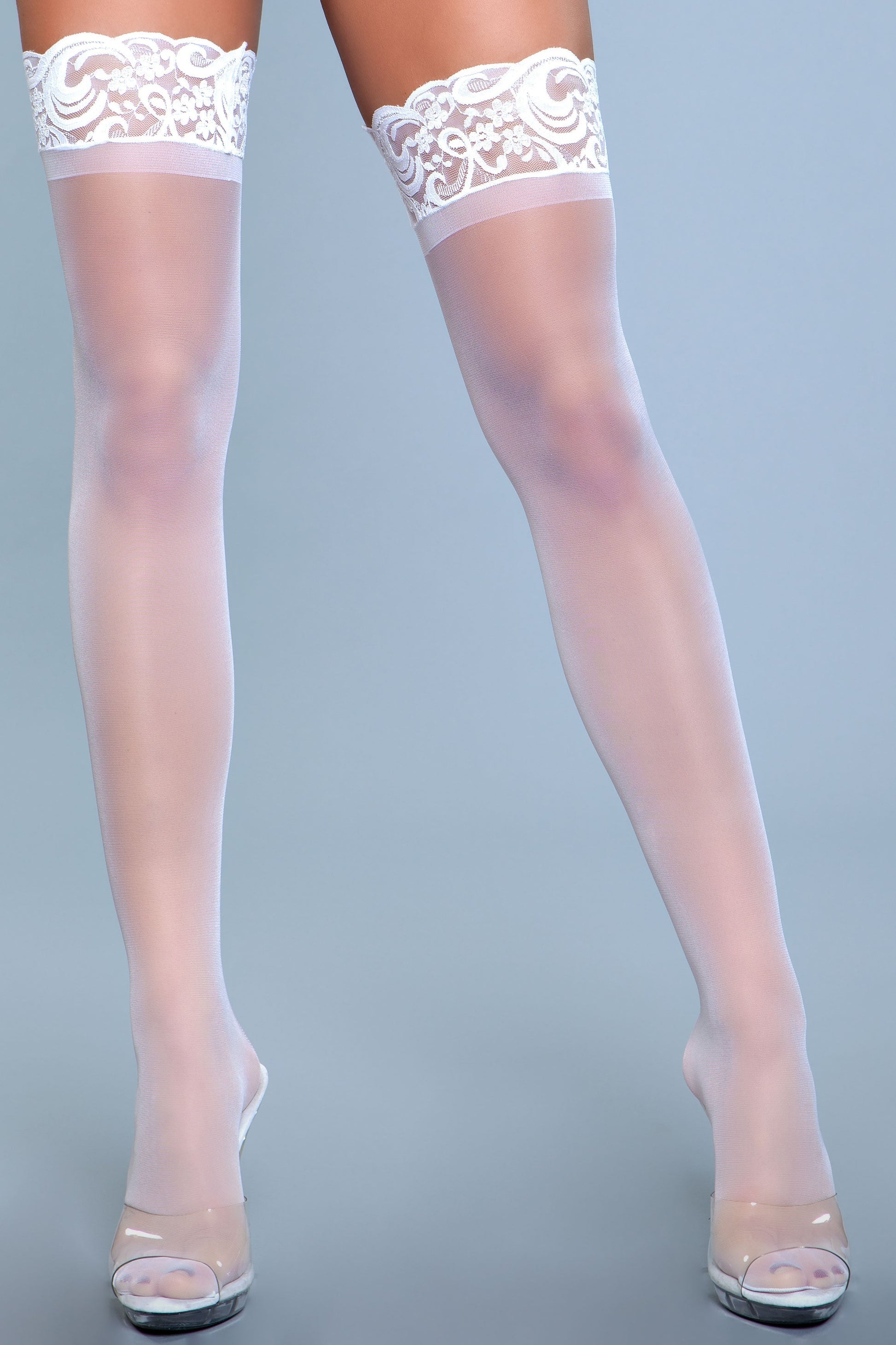 1919 Lace Over It Thigh Highs Be Wicked Women - Lingerie - Hosiery