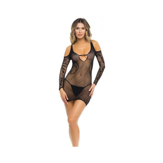 Rene Rofe Between The Lines V Chemise Black O/s Default Title Rene Rofe Women - Lingerie - Sets