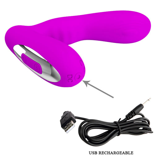 Pretty Love Piper Double-Side Pulsation - Purple Default Title Pretty Love Toys - Anal Toys