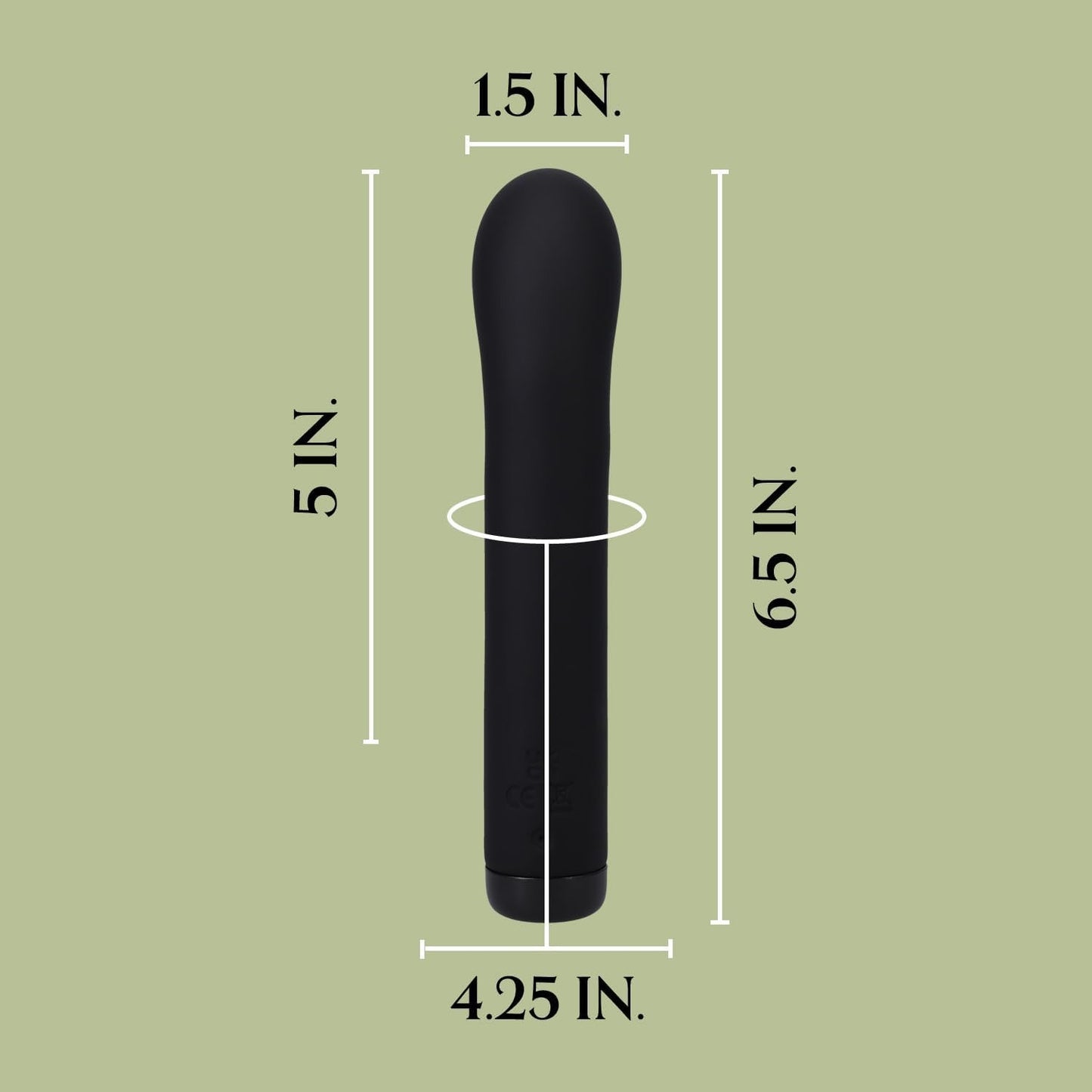 In A Bag Gspot Vibrator Black Doc Johnson Toys - Vibrators