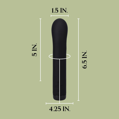 In A Bag Gspot Vibrator Black Doc Johnson Toys - Vibrators