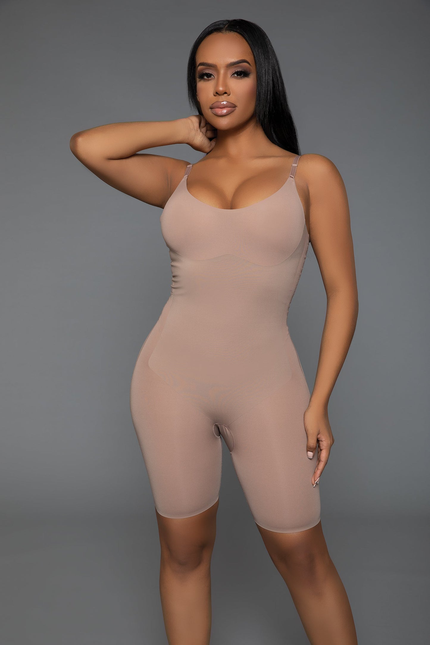 Elevate your confidence with our Seamless Full Body Shaper, designed to provide maximum support and a smooth silhouette under any outfit. Crafted from high-quality, breathable fabric, this body shaper features adjustable straps for a customized fit and targeted compression zones that shape and enhance your natural curves. Adjustable straps Lifting bust and bottom design Tummy control Seamless smoothing design Open crotch Handwash only, line dry. Do not tumble dry/bleach/iron.