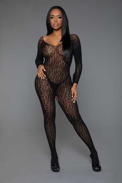 2354 Animal Instinct Bodystocking Be Wicked Women - Lingerie – Hosiery