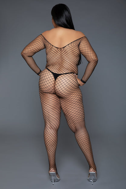 2359 Catch Me Bodystocking Be Wicked Women - Lingerie – Hosiery
